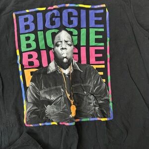 Old Navy Black Graphic Tee with Multicolor Design